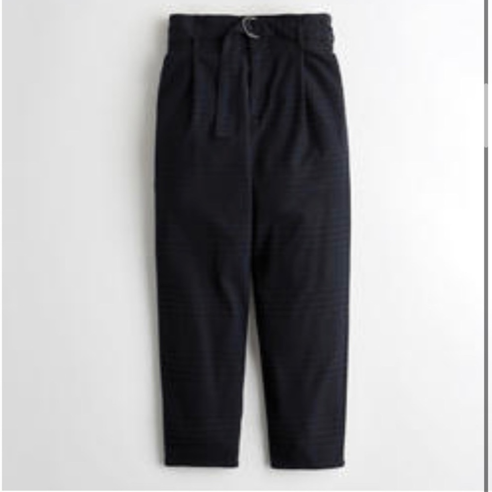 Hollister High Rise Belted Mom Pants Small